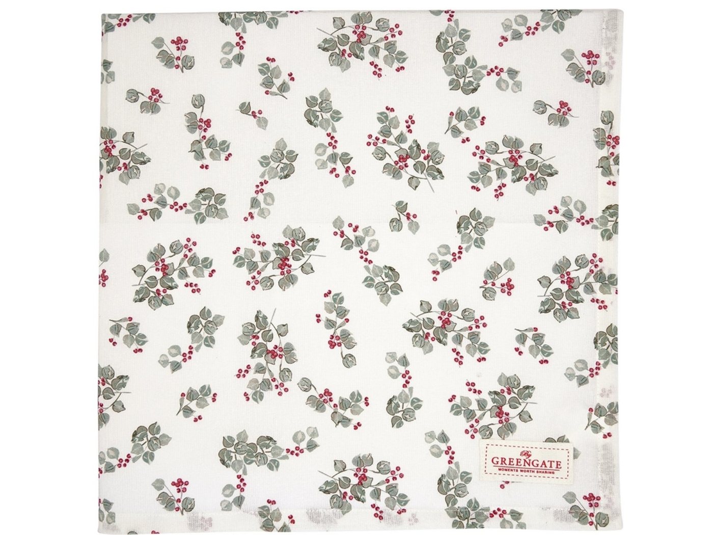 Greengate Tischdecke Scarlett Tischdecke white 150 x 150 cm von Greengate