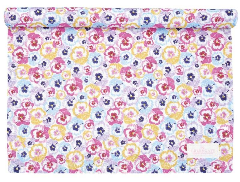 Greengate Tischläufer Anine Tischläufer pink 140 x 40 cm von Greengate