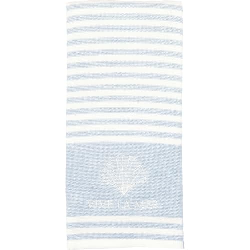 Greengate Vive la mer Handtuch Pale Blue 40x70cm von GreenGate