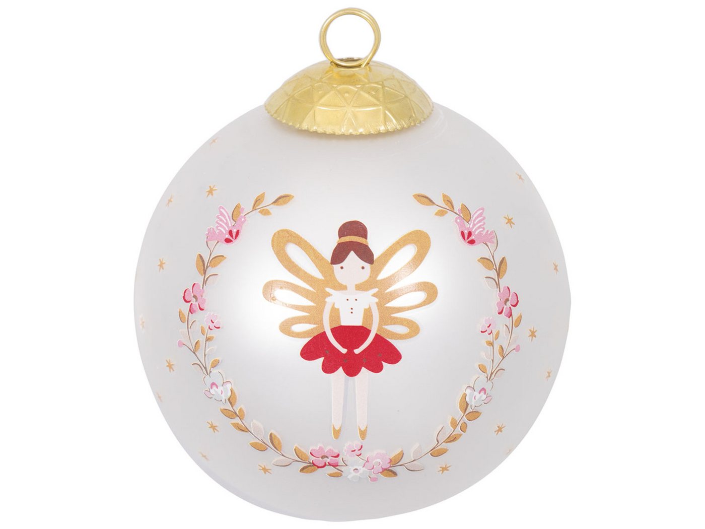 Greengate Weihnachtsbaumkugel Cindarella Xmas Weihnachtskugel white 8cm Greengate Weihnachtsbaumkugel Cindarella Xmas Weihnachtskugel white 8cm von Greengate