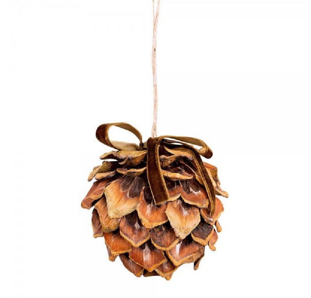 Greengate Weihnachtsbaumkugel Weihnachtskugel Pinie Braun (M) von Greengate