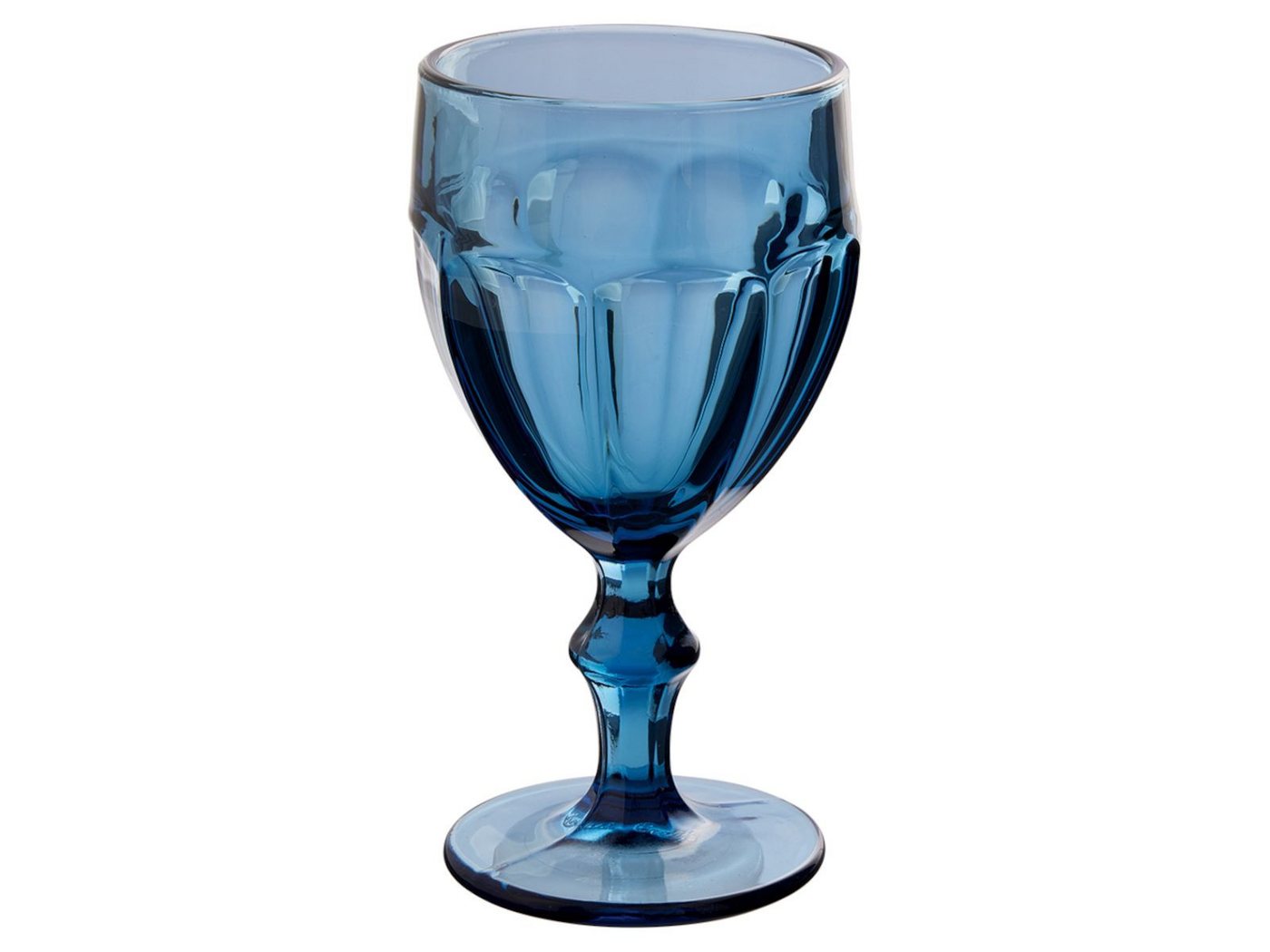 Greengate Weinglas Weinglas dunkelblau 17cm, Glas von Greengate