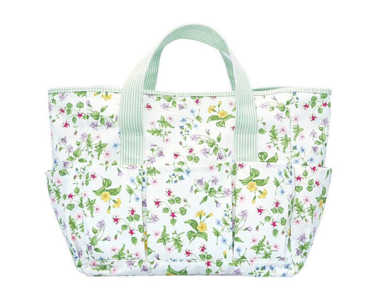 Greengate Werkzeugtasche Gartentasche Karolina white in Sommerfarben von Greengate