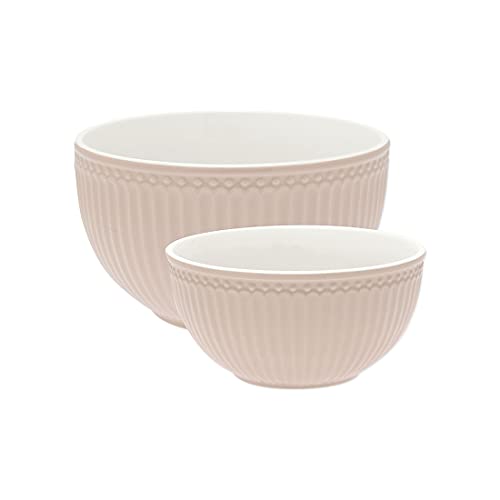 GreenGate [W] Serving Bowl Alice Creamy Fudge Set of 2 von GreenGate