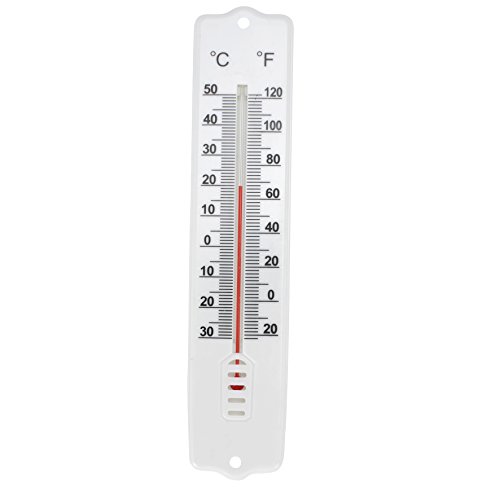 Greengeers 90594 Thermometer Kunststoff weiß 20 cm von Greengeers