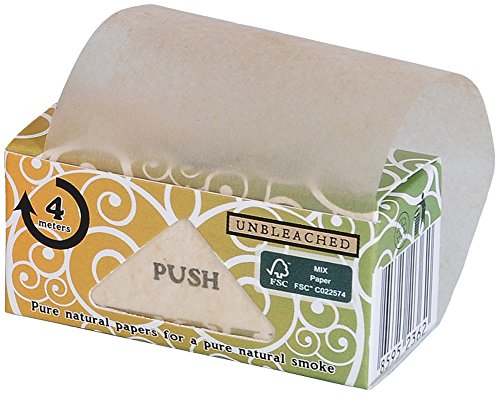 Greengo Slim Rolls 4m ungebleichtes Endlospapier 5 Rolls von Greengo