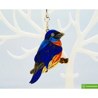 Bluebird, Weihnachts Quilling Ornaments Sammlung, Heimdekoration Urlaub Dekor, Handgemachte Verzierung Für Tierliebhaber, Quilled Ornament von Greenhandshake