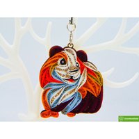 Meerschweinchen, Quilling Ornaments Kollektion, Home Dekoration Urlaub Dekor, Handgemachtes Ornament Für Tierliebhaber, Quilled Meerschweinchen, Quilling Ornaments Kollektion, Home Dekoration Urlaub Dekor, Handgemachtes Ornament Für Tierliebhaber, Quilled von Greenhandshake