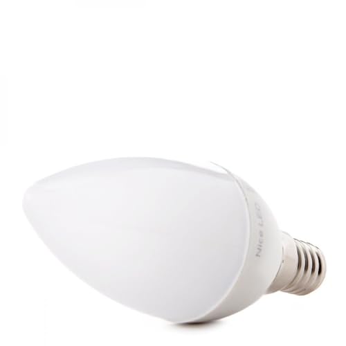 Die Glühbirne LED E14 5W 410Lm 4000ºK 40.000H [HO-C37-E14-5W-RC-W] | Greenice von Greenice