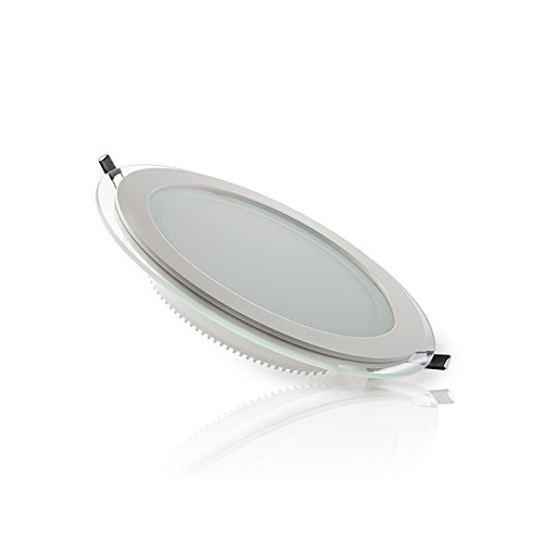 Downlight-LED 15W 1076Lm 3000ºK Runden Glas Ø200Mm 30.000H [GR-MB01-15W-WW] | Greenice von Greenice