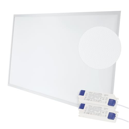 LED-Panel 100W 10000Lm 6000ºK 120X60Cm 40.000H Treiber Lifud UGR17 [HOPBD60120LIUGR17-CW] | Greenice von Greenice