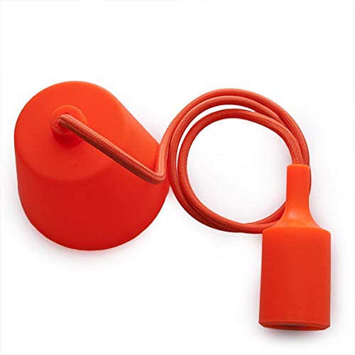 Lampenhalter E27 Kabel - Rosette Orange | Greenice von Greenice