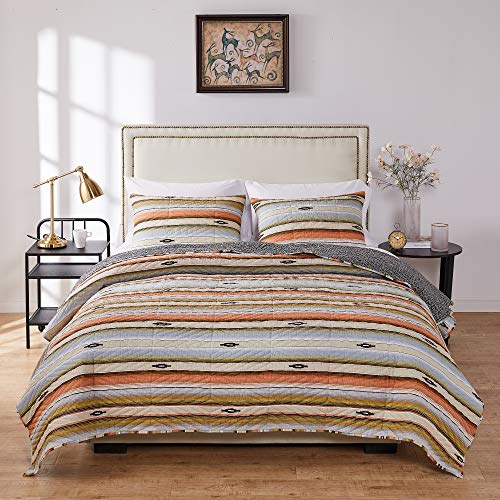 Barefoot Bungalow Painted Desert Bettwäsche-Set, 3-teilig, King-Size-Bett, Rose Barefoot Bungalow Painted Desert Bettwäsche-Set, 3-teilig, King-Size-Bett, Rose von Greenland Home Fashions