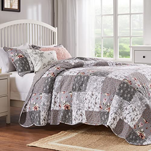 Greenland Home Barefoot Bettwäsche-Set BAMAZOW Full/Queen grau von Greenland Home Fashions