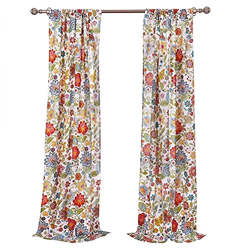 Greenland Home Astoria Curtain Panel Pair, 63-inch L, White von Greenland Home Fashions