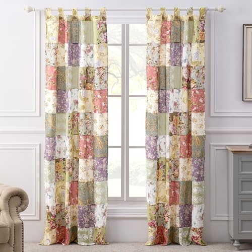 Greenland Home Blooming Prairie Patchwork Panel Paar von Greenland Home Fashions