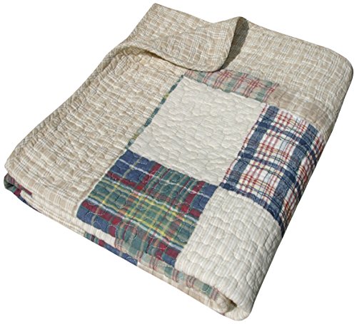 Greenland Home GL-THROWOX Oxford-Überwurf, Mehrfarbig von Greenland Home Fashions