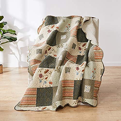 Greenland Home Sedona Überwurf, Taupe von Greenland Home Fashions