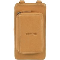GreenLand Nature Handytasche "NATURE Soft", mit aufgesetzter Börse und RFID-Schutz von Greenland Nature