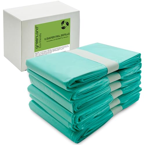 Greenland® Umweltfreundliche Nachfüllfolienringe für Korbell 6 Stück (Blau - 16L Standard) von Greenland