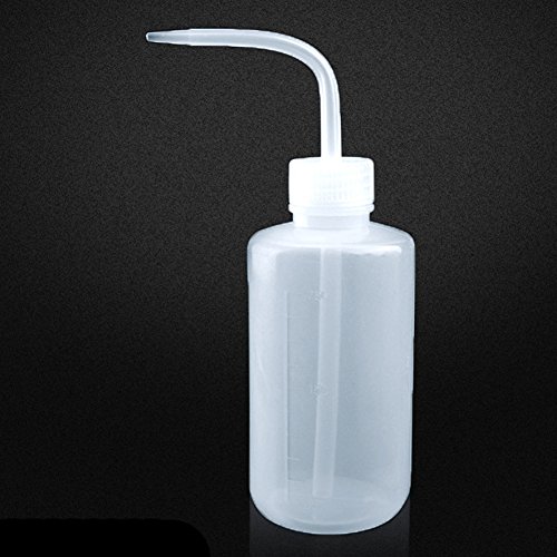 Greenlans Kunststoff-Drück-Flasche zum Bewässern von Pflanzen und Blumen, lange Düse, 250 ml, transparent. von Greenlans