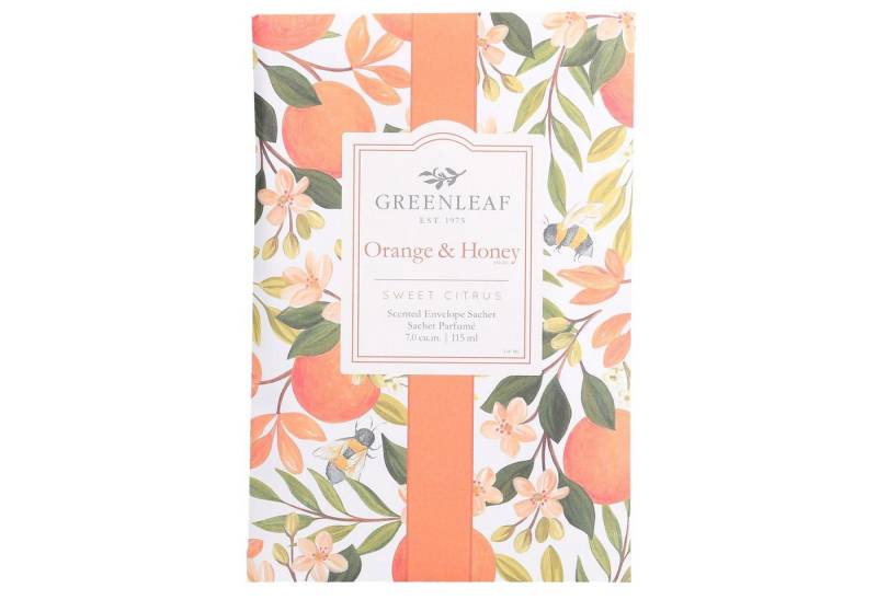 Greenleaf Anti-Geruchs-Säckchen Orange & Honey (1-St), Duft Sachets aus parfümierter Tonerde 115 ml von Greenleaf