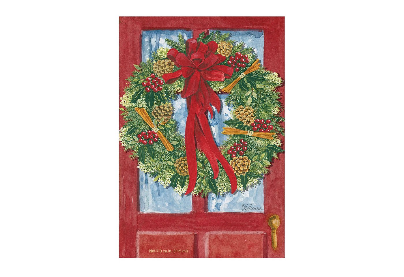Greenleaf Anti-Geruchs-Säckchen Red Door Wreath (1-St), Duft Sachets aus parfümierter Tonerde 115 ml von Greenleaf