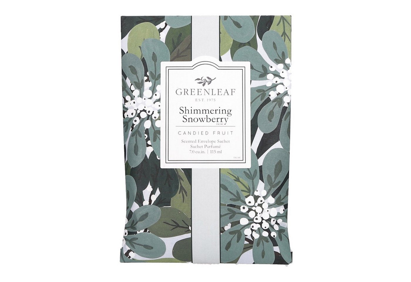 Greenleaf Anti-Geruchs-Säckchen Shimmering Snowberry (1-St), Duft Sachets aus parfümierter Tonerde 115 ml von Greenleaf