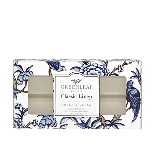 Greenleaf Classic Linen Fresh & Clean Wax Bar 73g von Greenleaf