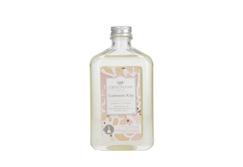 Greenleaf Raumduft Cashmere Kiss 250 ml (1-St), Reed Diffuser Oil Nachfüller mit Peddigrohr Stäbchen von Greenleaf