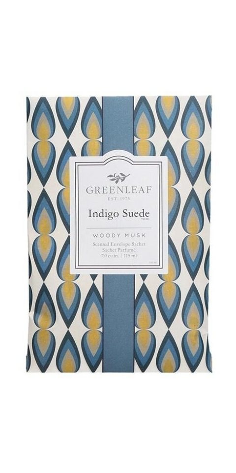 Greenleaf Raumduft Duftsachet Indigo Suede Woody Musk 115ml, Parfümierte Tonerde im Duftbeutel Greenleaf Raumduft Duftsachet Indigo Suede Woody Musk 115ml, Parfümierte Tonerde im Duftbeutel von Greenleaf