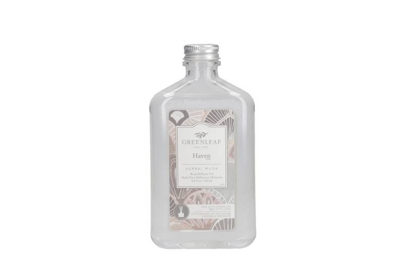 Greenleaf Raumduft Haven 250 ml (1-St), Reed Diffuser Oil Nachfüller mit Peddigrohr Stäbchen von Greenleaf