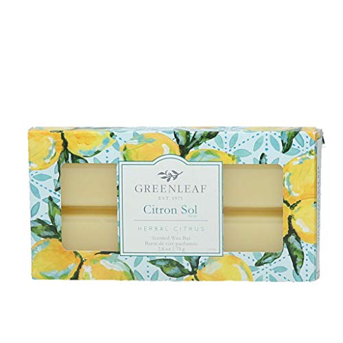 Greenleaf wachsstange Citron Sol 2,5 x 14,5 cm gelb 6 Stück von Greenleaf