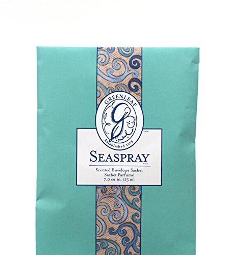 Unbekannt Greenleaf - Duftsachet Duftsäckchen Dufttüte Duftgranulat Duftbeutel Seaspray - 3 Stück von Greenleaf