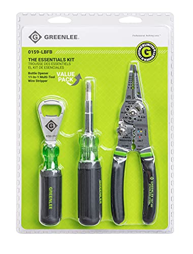 Greenlee, 0159-LBFB, Multi-Purpose Essentials Electrical Kit, Hand Tool Kit von Greenlee