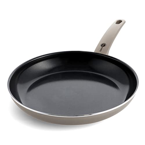 GreenPan Cambridge Bratppfanne (30 cm), gesunde keramische Antihaftbeschichtung, PFAS-frei, induktionsgeeignet, spülmaschinengeeignet, Bronze von GreenPan