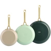 Greenpan - Shades (CC009018-001) 20+24+28cm Set Bronze, Hellgrün, Dunkelgrün Pfannen-Set von Greenpan