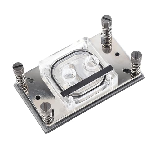 AM2 / AM2+ / AM3 / AM3+ / AM4 / FM2+ CPU-Wasserkühlblock, Kupferbasis mit Mikrokanal, Verchromt, Transparente Obere Acrylabdeckung Zur Kühlung, AM2 / AM2+ / AM3 / AM3+ / AM4 / FM2+ CPU-Wasserkühlblock, Kupferbasis mit Mikrokanal, Verchromt, Transparente Obere Acrylabdeckung Zur Kühlung, von Greensen