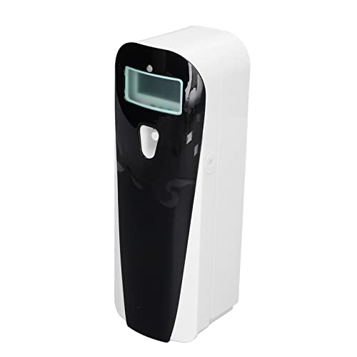 Automatischer Luftbefeuchter Wandmontage mit LCD Display, Scented Air Freshener Toilette Deodorizer Schwarz von Greensen