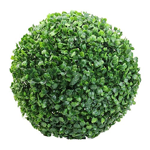 Buchsbaumkugel Ø 10-40 cm Künstlicher Buchsbaum Ball Pflanzen Kugel Zuhause Cafe Hochzeit Garten Party Deko Grüner Pflanzen-Ball für Heim und Garten Dekoration (10 cm) von Greensen