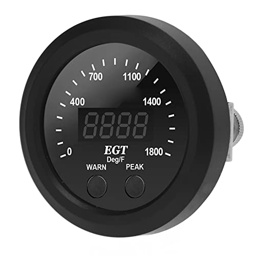EGT -Messkit, Pyrometerabgastemperaturmesser, Auto -LED Pyrometer Abgastemperaturmesser mit Sensor für LKW, Universal, 1800F Temperaturüberwachung, Kompakt EGT -Messkit, Pyrometerabgastemperaturmesser, Auto -LED Pyrometer Abgastemperaturmesser mit Sensor für LKW, Universal, 1800F Temperaturüberwachung, Kompakt von Greensen