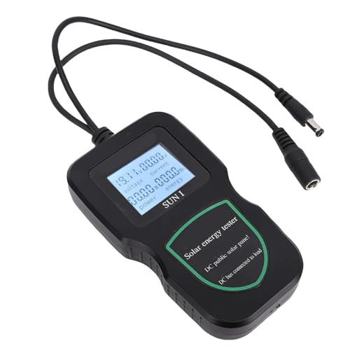 Greensen 200W Solar Panel Tester, MPPT Photovoltaik-Multimeter Solarstrommessgerät mit Strom Spannung Leistung Energieanzeige für Solarpanel-Test Diagnose Forschung von Greensen