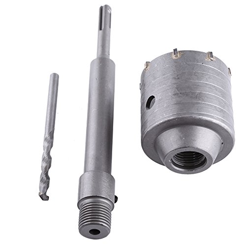 Greensen 65mm Carbid Specked Betonbohrer Bit Set Schnell Perforiert für Wandlochsägen Zementstein mit Schraubenschlüssel 200 Mm Stange Greensen 65mm Carbid Specked Betonbohrer Bit Set Schnell Perforiert für Wandlochsägen Zementstein mit Schraubenschlüssel 200 Mm Stange von Greensen