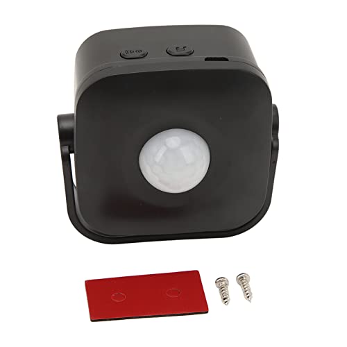 Greensen Bequemer Eingang Begrüßung Türklingel Infrarot Motion Sensor Alarm für Ladengeschäft Schwarz mit 38 Klingeltönen und 7 Sprachen, Ideal für die Kundengruß von Greensen