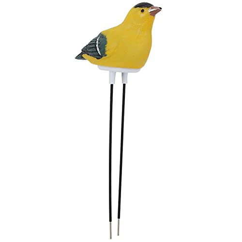 Greensen Bodenmesser Hygrometer, Vogelform Sensor mit Automatischem Optischem Sensor für Innen- und Außenpflanzen Garten (Yellow) von Greensen