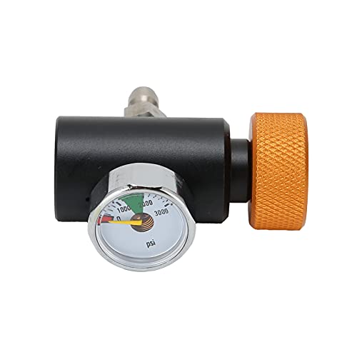 Greensen CO2 Nachfülladapter, CO2-Zylinder Soda-Ventil Adapter Einstellbar mit 3000psi Manometer 8mm Männlichem Kopf für Kohlendioxidfüllung Greensen CO2 Nachfülladapter, CO2-Zylinder Soda-Ventil Adapter Einstellbar mit 3000psi Manometer 8mm Männlichem Kopf für Kohlendioxidfüllung von Greensen
