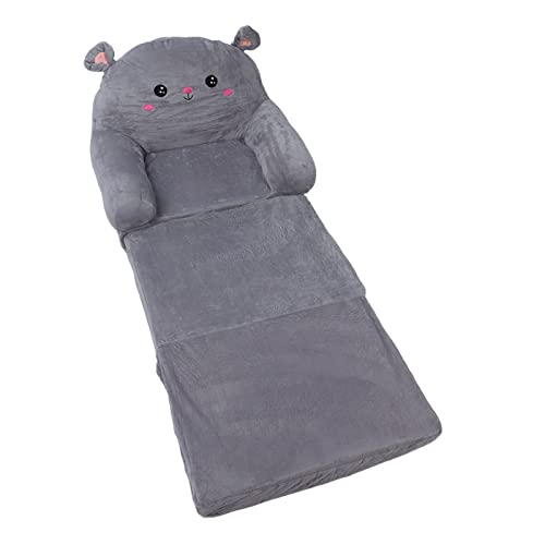 Greensen Cartoon Faltbare Kindersofa mit Breiten Armen, Leicht zu Entfalten oder zu Falten, Ideal Zum Lesen und Fernsehen (3-stöckig) von Greensen