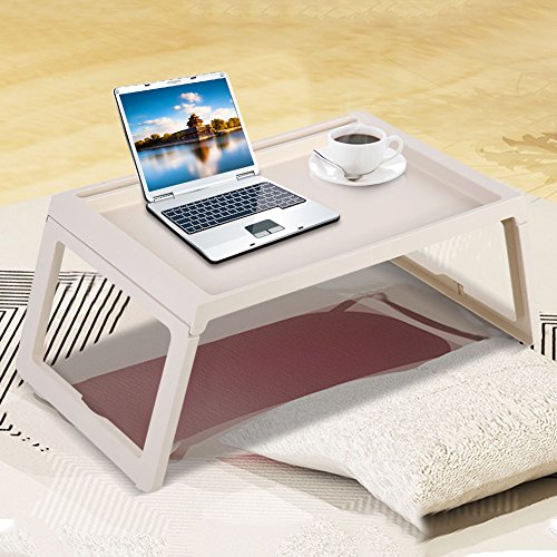 Greensen Faltbare Laptop-Tabelle, Tragbare und Praktische Lap-Schreibtisch-Betttisch-Servierschale, Multifunktionaler Computer-Laptop-Stand Zum Arbeiten Zum Schreiben von Zeichnen und Essen mit von Greensen