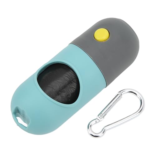 Greensen Hunde-Kotbeutelhalter, Abfallbeutelspender Kotmüllbeutelhalter mit Heller LED-Leuchte & Karabinerhaken für Nächtliche Hundespaziergänge Greensen Hunde-Kotbeutelhalter, Abfallbeutelspender Kotmüllbeutelhalter mit Heller LED-Leuchte & Karabinerhaken für Nächtliche Hundespaziergänge von Greensen