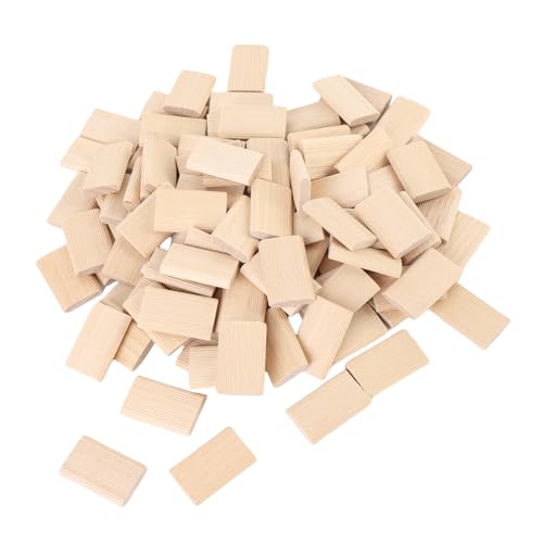 Greensen Massivholzzapfen Leichte Spleißverbinder 100pcs für Möbelstiche und Rahmentechnik von Greensen